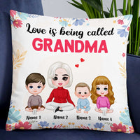 Personalized Mom Grandma Love Being Called Pillow FB213 30O47 thumb 1