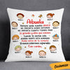 Personalized Mom Grandma Spanish Pillow FB222 81O36 1