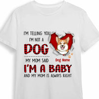 Personalized Dog Mom Said T Shirt FB225 81O34 thumb 1