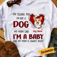Personalized Dog Mom Said T Shirt FB225 81O34 thumb 1