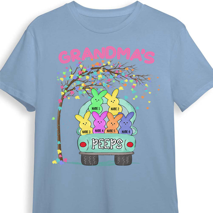 Personalized Grandma Easter Peeps Truck T Shirt FB227 81O58 1