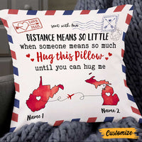 Personalized Family Long Distance Pillow FB2210 81O47 thumb 1