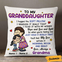 Personalized Mom Grandma To Granddaughter Pillow FB2211 81O57 thumb 1