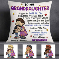 Personalized Mom Grandma To Granddaughter Pillow FB2211 81O57 thumb 1