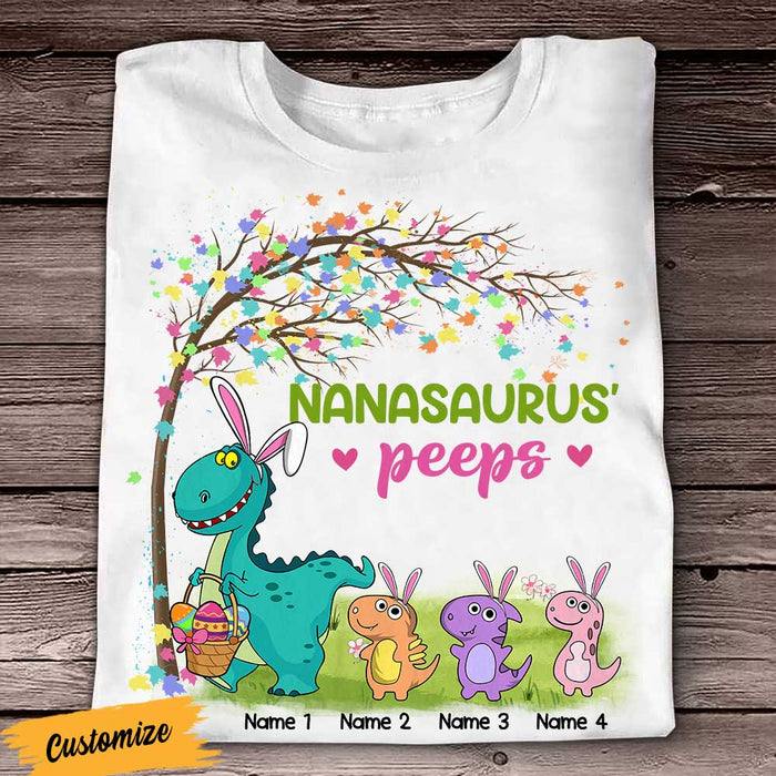 Personalized Dinosaur Grandma Easter T Shirt FB231 95O58 1