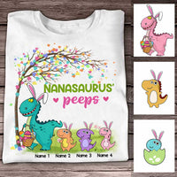 Personalized Dinosaur Grandma Easter T Shirt FB231 95O58 thumb 1