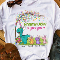 Personalized Dinosaur Grandma Easter T Shirt FB231 95O58 thumb 1