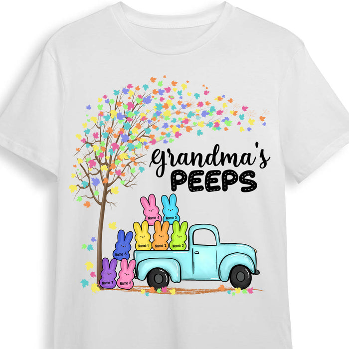 Personalized Grandma Easter Peeps Truck T Shirt FB243 30O53 Famvibe
