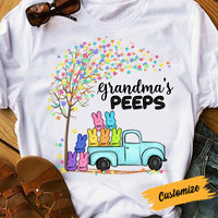 Personalized Grandma Easter Peeps Truck T Shirt FB243 30O53 thumb 1