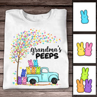 Personalized Grandma Easter Peeps Truck T Shirt FB243 30O53 thumb 1