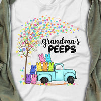 Personalized Grandma Easter Peeps Truck T Shirt FB243 30O53 thumb 1