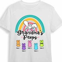 Personalized Grandma Easter Peeps T Shirt FB242 30O34 thumb 1