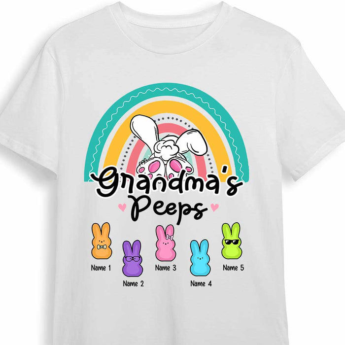 Personalized Grandma Easter Peeps T Shirt FB242 30O34 1