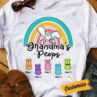 Personalized Grandma Easter Peeps T Shirt FB242 30O34 thumb 1