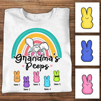 Personalized Grandma Easter Peeps T Shirt FB242 30O34 thumb 1