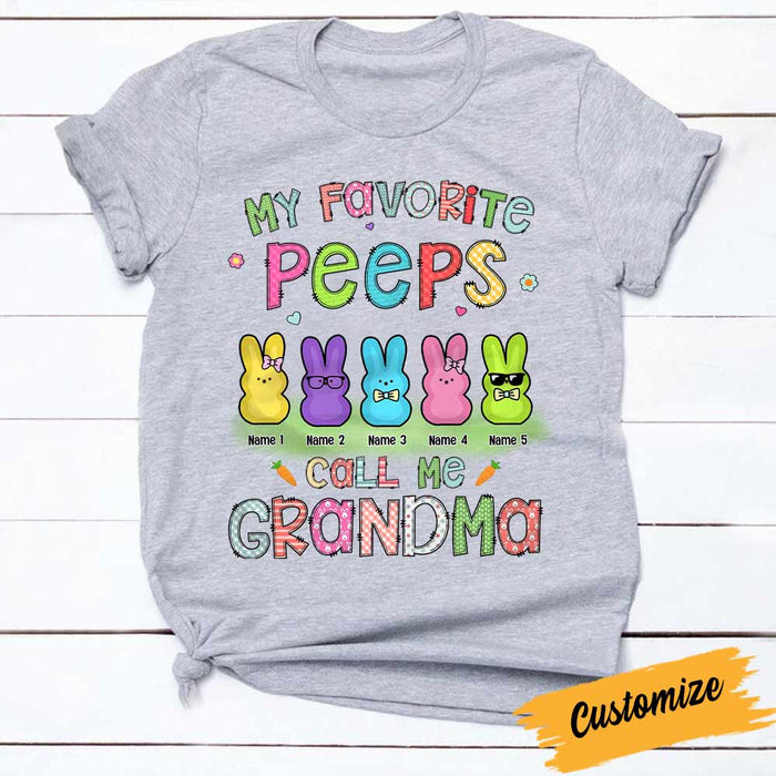 Personalized Grandma Easter T Shirt FB242 26O57 1