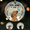 Personalized Forever In Our Hearts Dachshund Dog Memorial  Ornament OB191 73O36 1