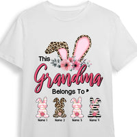 Personalized Easter Grandma Bunny T Shirt FB252 24O36 thumb 1