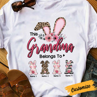 Personalized Easter Grandma Bunny T Shirt FB252 24O36 thumb 1
