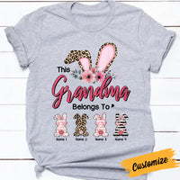 Personalized Easter Grandma Bunny T Shirt FB252 24O36 thumb 1