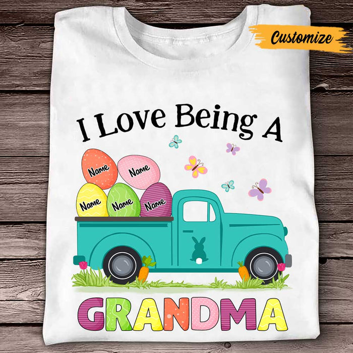 Personalized Grandma Easter T Shirt FB251 95O47 1