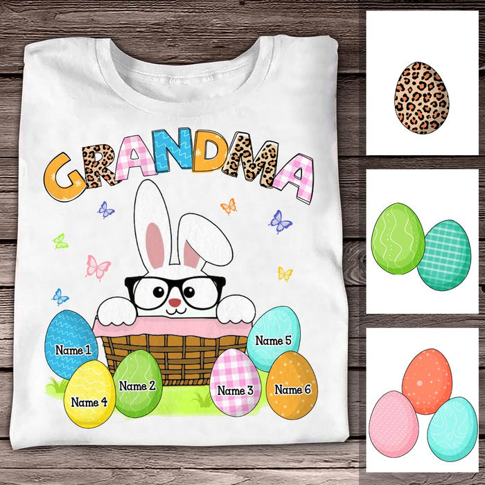 Personalized Grandma Easter T Shirt FB252 85O58 1