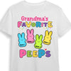 Personalized Grandma Easter Peeps T Shirt FB252 95O53 1