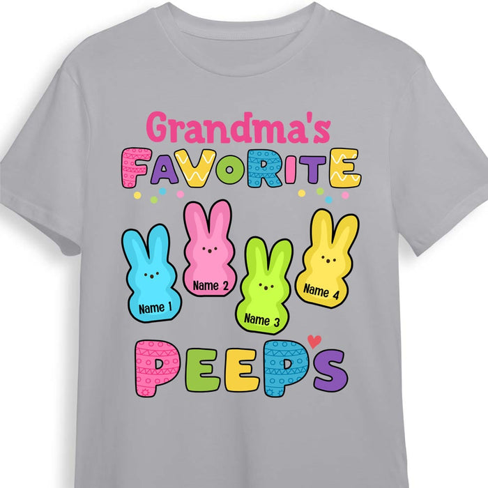 Personalized Grandma Easter Peeps T Shirt FB252 95O53 1