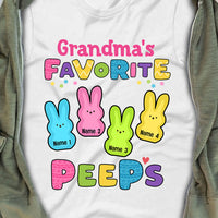 Personalized Grandma Easter Peeps T Shirt FB252 95O53 thumb 1