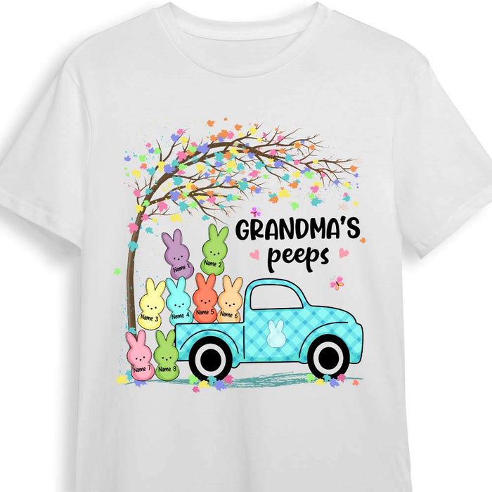 Personalized Grandma Easter Peeps T Shirt FB282 24O57 1