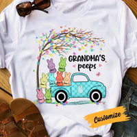 Personalized Grandma Easter Peeps T Shirt FB282 24O57 thumb 1