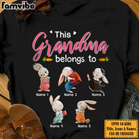 Personalized Grandma Easter Bunny T Shirt FB281 24O36 thumb 1
