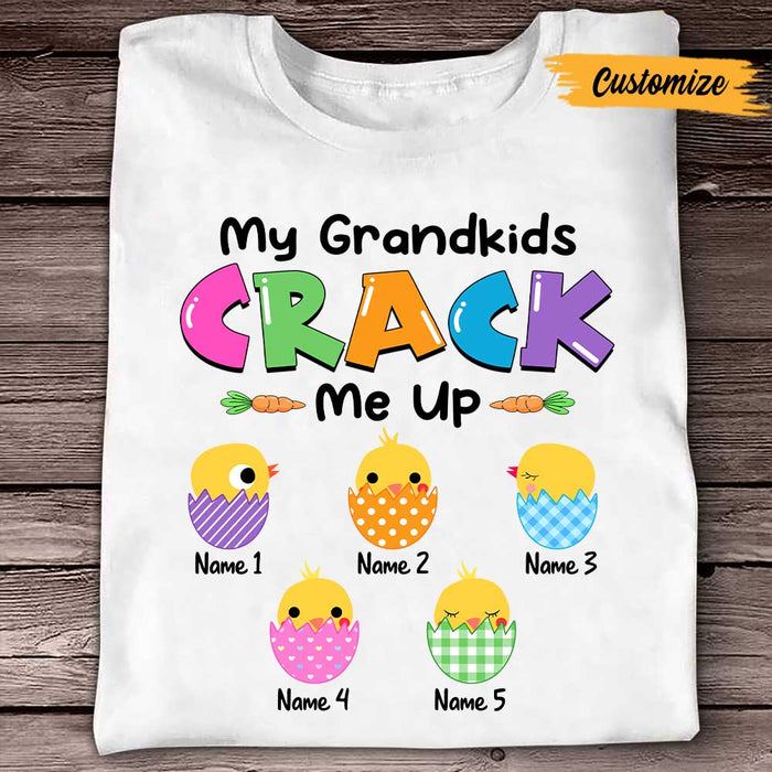 Personalized Grandma Chicken Peeps Easter T Shirt FB282 30O47 1