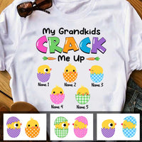 Personalized Grandma Chicken Peeps Easter T Shirt FB282 30O47 thumb 1