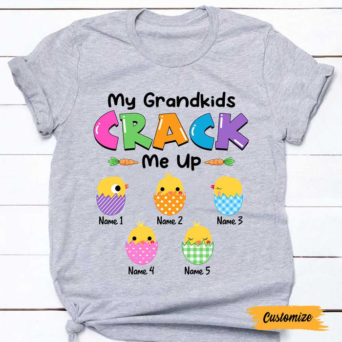 Personalized Grandma Chicken Peeps Easter T Shirt FB282 30O47 1