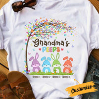Personalized Grandma Easter T Shirt FB281 26O34 thumb 1