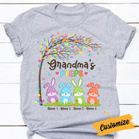 Personalized Grandma Easter T Shirt FB281 26O34 thumb 1