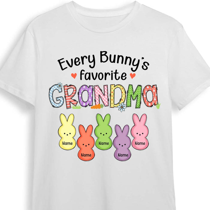 Personalized Grandma Easter Bunny T Shirt FB281 30O53 1