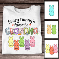 Personalized Grandma Easter Bunny T Shirt FB281 30O53 thumb 1