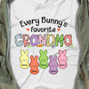 Personalized Grandma Easter Bunny T Shirt FB281 30O53 1