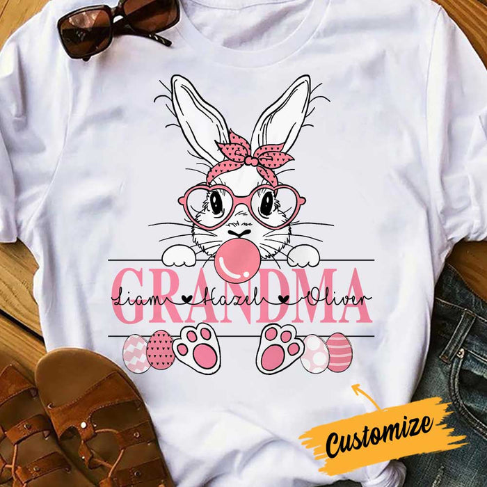 Personalized Easter Grandma T Shirt FB281 85O34 1