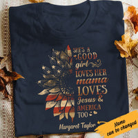 Personalized Sunflower Girl T Shirt JN95 85O61 thumb 1