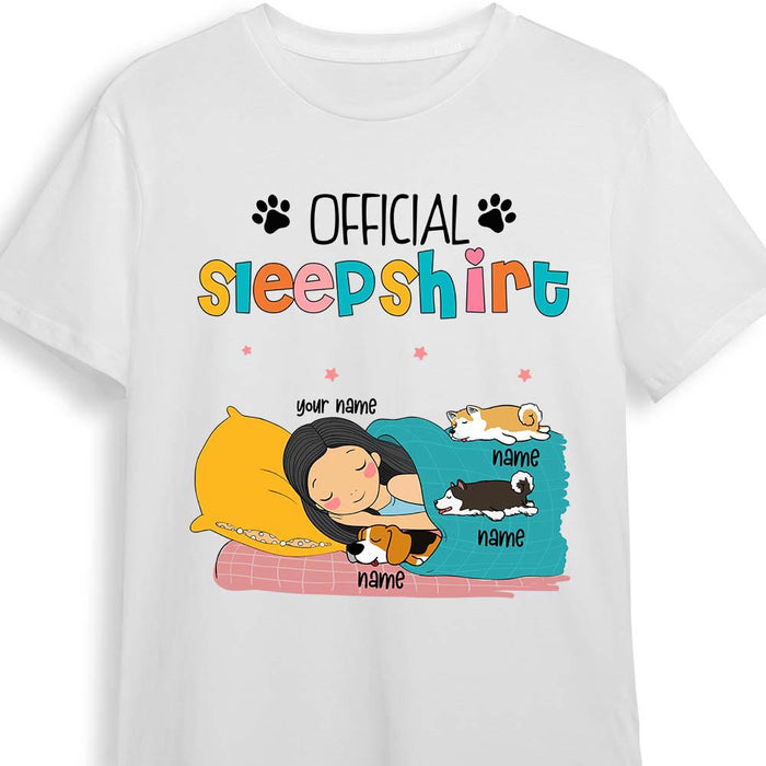 Personalized Dog Sleep T Shirt MR21 81O28 1