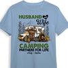 Personalized Couple Bear Husband Wife Camping T Shirt MR23 81O58 1