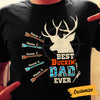 Personalized Deer Hunting Buckin Dad T Shirt MR26 81O53 1