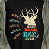 Personalized Deer Hunting Buckin Dad T Shirt MR26 81O53 1