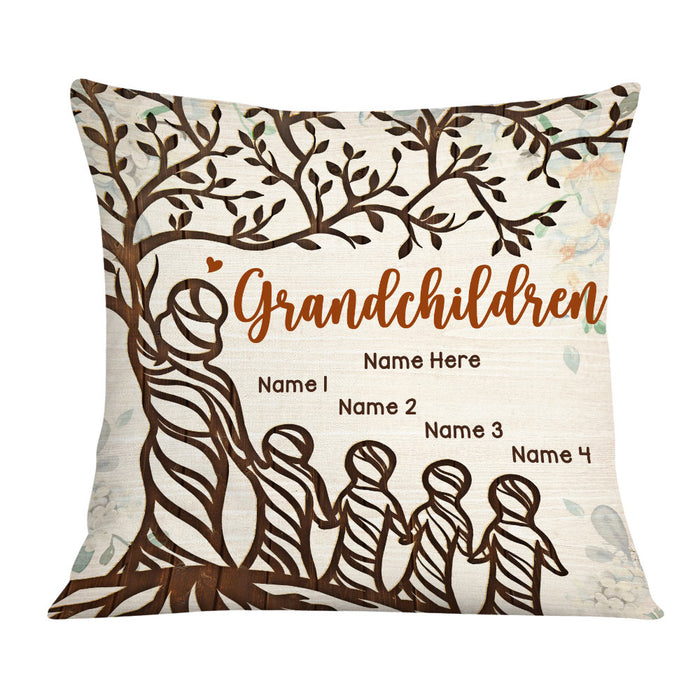 Personalized Mom Grandma Tree Pillow MR33 30O36 1
