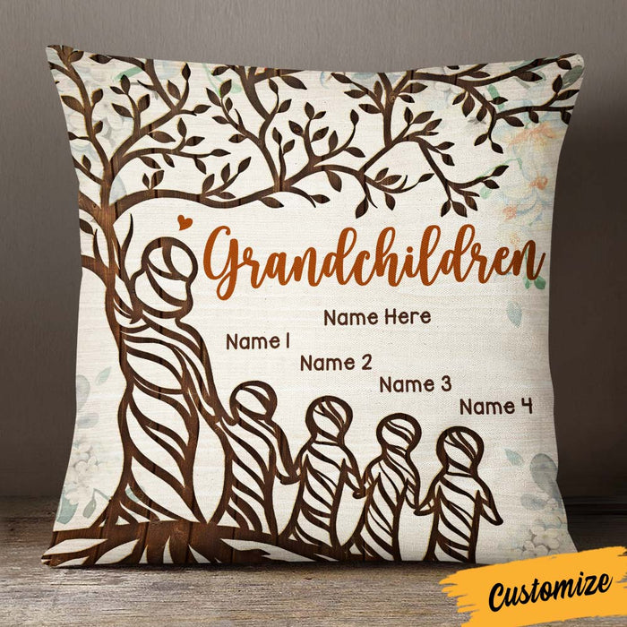 Personalized Mom Grandma Tree Pillow MR33 30O36 1