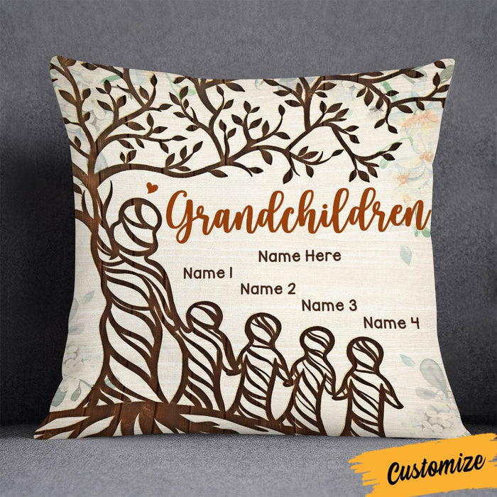 Personalized Mom Grandma Tree Pillow MR33 30O36 1