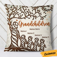 Personalized Mom Grandma Tree Pillow MR33 30O36 thumb 1